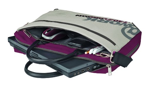 Trust Oxford Notebooktasche 40,6 cm (16 Zoll) und Maus Bundle weiß/rot - 4