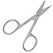 Nail Scissors For Lefties - Curved Cutting - 3.75" Long - Stainless Steel