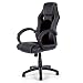 Produktbild MY SIT Bürostuhl Racing Drehstuhl Chefsessel Schreibtischstuhl Sport Schalensitz Design Bürosessel mit Armlehnen Gaming aus Kunstleder Black V8
