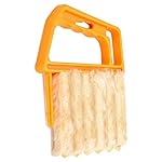 Mini 7 mains en microfibre Store vénitien Lame Aspirateur fenêtre Conditioner Duster Brosse de nettoyage, couleur aléatoire