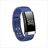 Lemumu NUODO MS01 Men's Frau Schickes Armband/Smar twatch/Bluetooth IP67 Herzfrequenz schlafen Monitor Schrittzähler WristbandClock achten Sie auf Ios Android, Schwarz