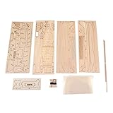 1 juego 1: 148 barco de madera montado modelo