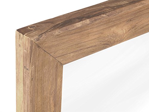 massivum Spiegel Caracas 60x60x3 cm Teak natur gebeizt - 2