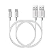 Price comparison product image Lightning Cable,Turata (2 Pack) 3ft/0.9m Lightning to USB Cable iPhone Charger Cable for iPhone 5/5S/5C 6/6S 7 Plus iPad mini/Air/Pro iPod touch 5 (White)
