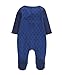 Mamas and Papas Baby-Boys Zip All-in-One Starred Bodysuit, Blue, 9-12 Months