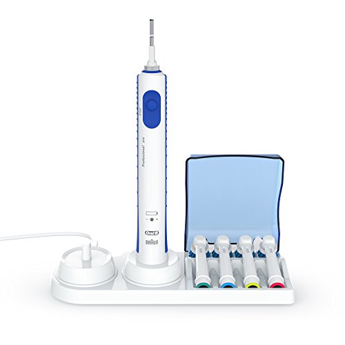 Zahnbürstenhalter für Oral-B Elektrozahnbürsten Poketech Oral B Ständer für 4 Aufsteckbürsten, Ladegerät & Elektrische Zahnbürsten - 3