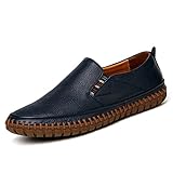 italienische schuhe herren sale  Männer Echte Lederschuhe Rutschen auf Schwarzen Loafers Moccasins Schuhe Italienischen Designer-Schuhe