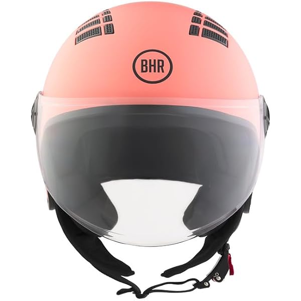 Casco Demi Jet Casco Demi-jet Al Helmets Mod. 101 Colore Bianco Con Cuori Love Misura Casco Vespa Donna - 7