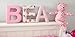 Fabric Alphabet Letters Personalised Wall Art (3 Letters)