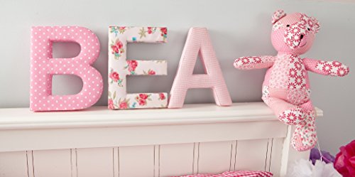 Fabric Alphabet Letters Personalised Wall Art (3 Letters)