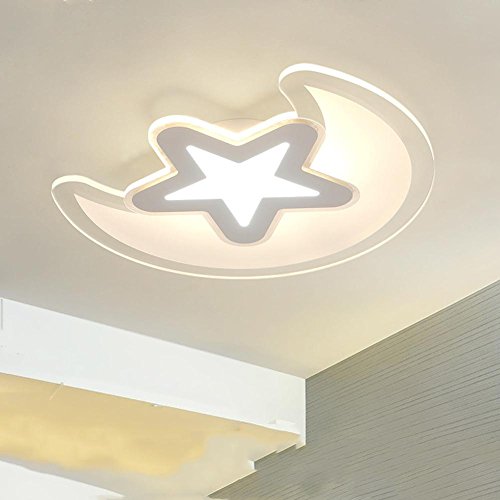 Preisvergleich Produktbild Jave / LED Mond Sterne Deckenlampe Hängelampe Deckenleuchten Beleuchtung Konstantstromquelle Phasenanschnittsteuerung Einstellbar Farbtemperatur Leuchten