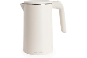CREATE/KETTLE STUDIO PRO/Hervidor eléctrico de 1L blanco roto/Control de temperatura, función mantener caliente, sistema recogecables, apagado automático, 1000W