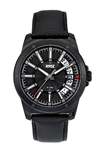 KA:OZ Herren - Armbanduhr Analog Quarz 10 bar Kalender Schwarz A76168SS5I KA:OZ Herren - Armbanduhr Analog Quarz 10 bar Kalender Schwarz A76168SS5I