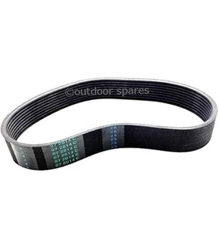 Cinghia Di Trasmissione EMagTech 7PJ451 Per Tosaerba Bosch Rotak 320 - Larghezza 16mm, Circonferenza 451mm - Foto 4