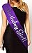 Produktbild Birthday Girl Schärpe Sash 16th 18th 21st 30th 40th 50th 60th Party Gift - 1001- Purple