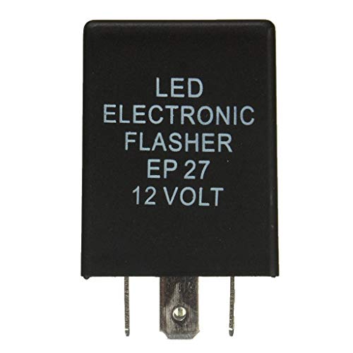 Preisvergleich Produktbild TianranRT EP27 FL27 LED 5-polig Blinker Relais Decoder 12V Fix Drehen Signal Hyper Blitz Ausgabe