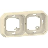 Plexo Legrand Waterproof Plate Bracket for Flush Mount - 2 Pole - Eige