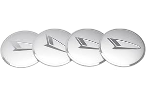 SUDORF 4 Tappi Coprimozzi Adesivi per Daihatsu 56 mm Accessori Decorativi Auto,C