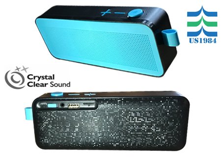 US1984 Bluetooth Wireless Speaker 6W Output HD Bass Dual Driver Portable Speakerphone for 7Hr Enhanced Music Streaming & HandsFree Calling, Built-in Mic, 3.5mm Line-In Blue RS.982 (67.00% Off) - Amazon