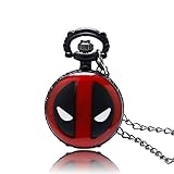 Deadpool Taschenuhr, Vintage Cute Taschenuhr Herren Armbanduhr Antik Taschenuhr, Geschenke für Männer