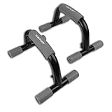 Color: negro/ gris Tunturi Push/Pull-up Agarraderas para Flexiones, Unisex Adulto, Negro, Talla Única