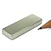 Produktbild Quadermagnet 42,0 x 14,4 x 5,7 mm N45 Nickel - hält 10 kg, Neodym Supermagnet Powermagnet Haftmagnet Rechteckmagnet