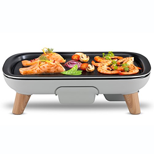 Tefal CB658B Tischgrill Saveur mit Thermospot, große Grillfläche, 2400 W, schwarz / hellgrau - 9