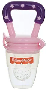 Fisher-Price Food Nibbler with Fruit and Veggie Feed Silicone Mesh (Pink)