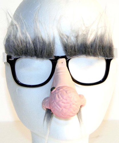 Preisvergleich Produktbild Party-Brille "Schaurige Nase" 14 cm