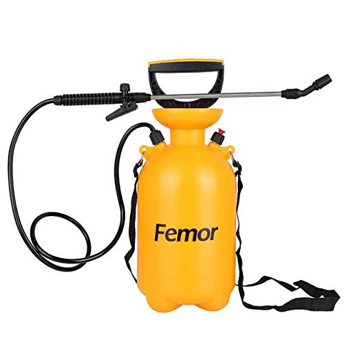 Buy FEMOR 5L Pump Action Pressure Sprayer, Spray Bottle Yellow Sprayer