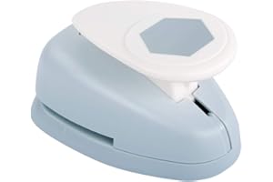 Rayher Perforadora de hexágono, 5,08 cm ø, hasta 200 g/m², 69197000