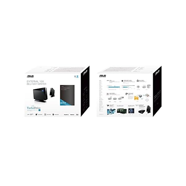 ASUS BW-16D1H-U Pro - Grabador de BLU-Ray Externo 16X, USB 3.0 - Image 4