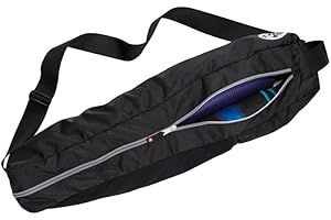 Manduka Go Light Yoga Mat Carrier Bag with Pocket, Adjustable Strap, Suitable for most Yoga Mats