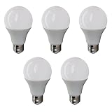 PACK DE 5 LAMPARAS LED 10W E27 A60 3000k