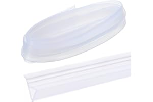 OUFDJ-IPRO Uszczelka prysznicowa z dokładnym dopasowaniem do szklanych drzwi 6-12 mm – uszczelka do drzwi prysznicowych z wyjątkowo grubą gumą – nadaje się do wszystkich rodzajów pryszniców – całkowicie