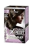 Schwarzkopf Color Expert Omegaplex Hair Dye, 4-0 Dark Brown