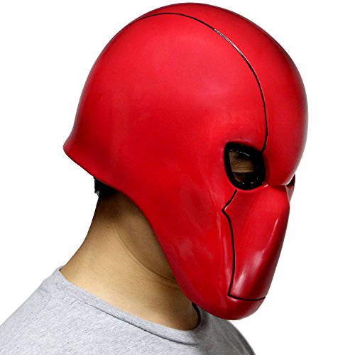 Red / Schwarz Head Hood Maske Cosplay Helme Halloween Cosplay Maske Karnevals Kostüm - 5