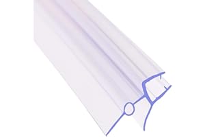 EA ARENA Shower Door Seal Strip for 4-6mm Glass, Covers up to 20mm Gap, Perfect Transparent Shower Screen Seal Replacement with 90cm Adjustable Length (For4-6mm Thickness,18-22mm Gap 900mm)
