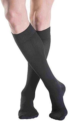Cotton Class 2 Calves PLUS Small Long Open Toe Nature 76, Calf Stockings