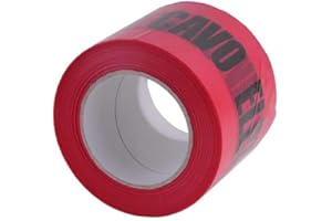 COXZD Vigor - nastro segnaletico da interro rosso-corrente 200 m h.100 mm 20 pz - 16175