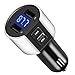 Produktbild Criacr Bluetooth FM Transmitter, Wireless Auto FM Radio Transmitter Adapter mit Freisprechen, MP3 Player Auto-Kits mit Dual USB Port Ladegerät 5 V/3.4 A für iPhone X/8/7plus/7/6/5S, Samsung, etc.