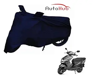 Auto Hub Water Resistant Bike Body Cover for Honda DIO (Navy Blue)