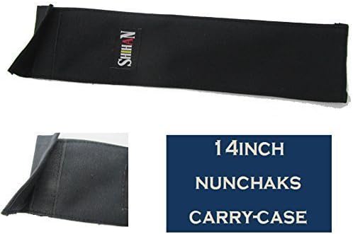 NUNCHAKS Carry Case For Practice Training Nunchaks Carry Case 14inch Long SHIHAN SLim-Line For the Thin Pair Of Nunchaks