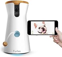 Furbo Dog Caméra : Lanceur de friandises, caméra Wi-FI HD et Audio bidirectionnel