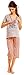 Zeta Ville - Women's Maternity Cotton Nursing Cartoon Pyjamas Nightwear - 367c (Orange, 8)