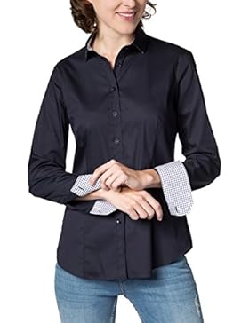 ETERNA Langarm Bluse SLIM FIT unifarben