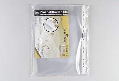 Durable 266319 Sachet de 10 Pochettes transparentes PP A4