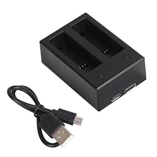 Preisvergleich Produktbild KINGDUO Dural-Ladegerät Für Sport Kamera Gopro Fusion Battery Gp470