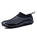 Produktbild TENGTA Unisex Wasserdicht Neopren Gummistiefeletten Damen rutschfeste Gartenschuhe Herren Regenstiefel Schwarz 43