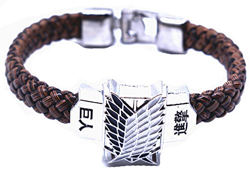 Bracelet en Cuir de Attack on Titan